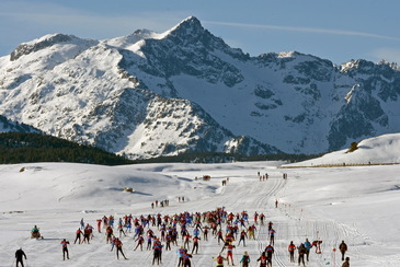 Tons of Snow and the tracks are ready for the 38th edition of the Marxa Beret